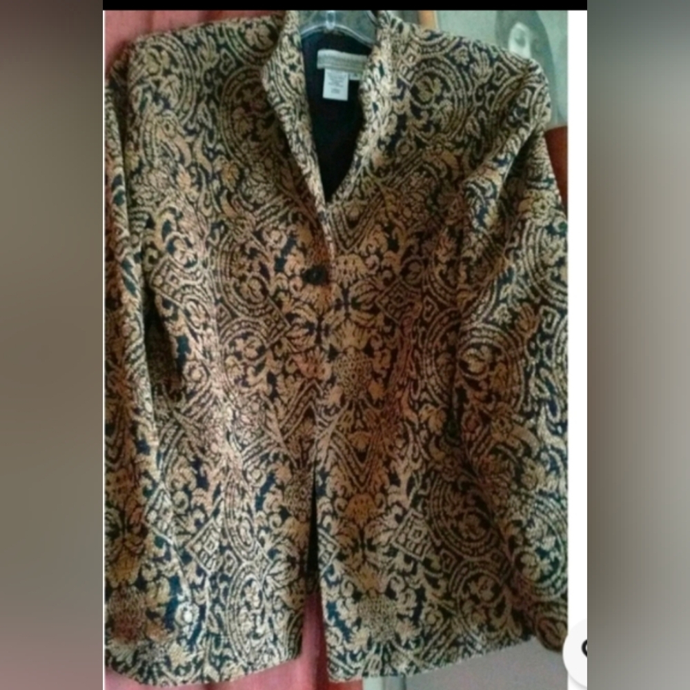 Vintage Coldwater Creek Tapestry Jacket